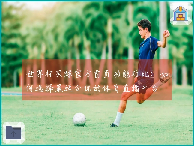 世界杯买球官方首页功能对比：如何选择最适合你的体育直播平台